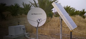 Permanent seismic array station in rural area of Cyprus