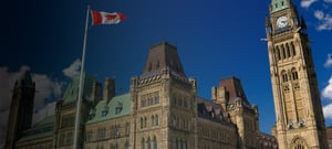 Parliament building in Ottawa, Canada
