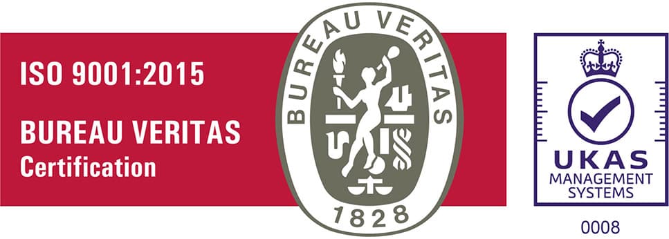 ISO 9001:2015  Bureau Veritas Certifcation seal